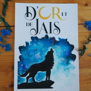 D'or et de jais aquarelle